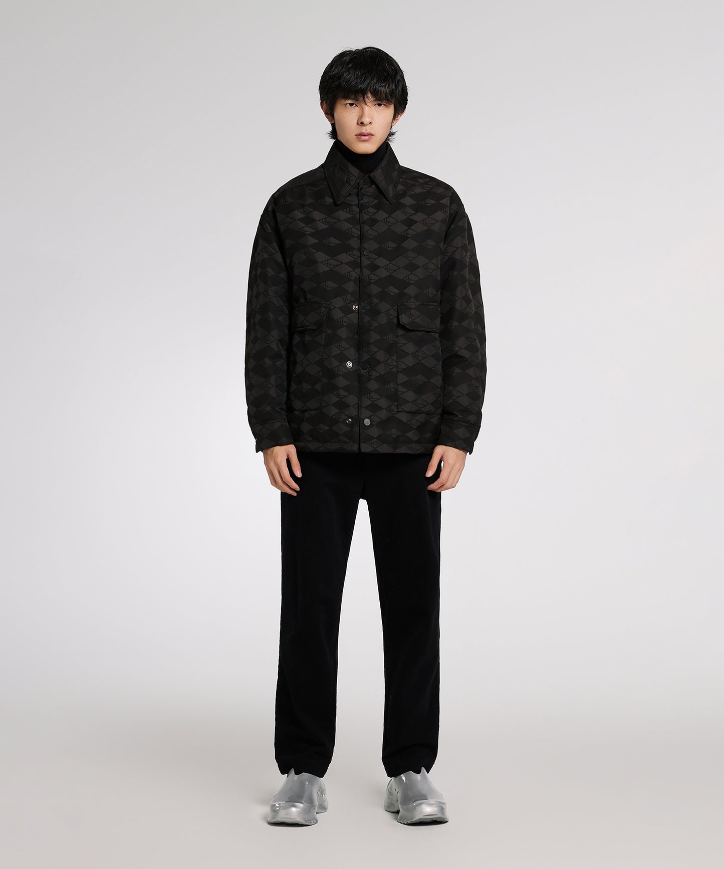 [CROQUIS]West Lake-Inspired Jacquard Down Jacket