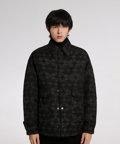 [CROQUIS]West Lake-Inspired Jacquard Down Jacket