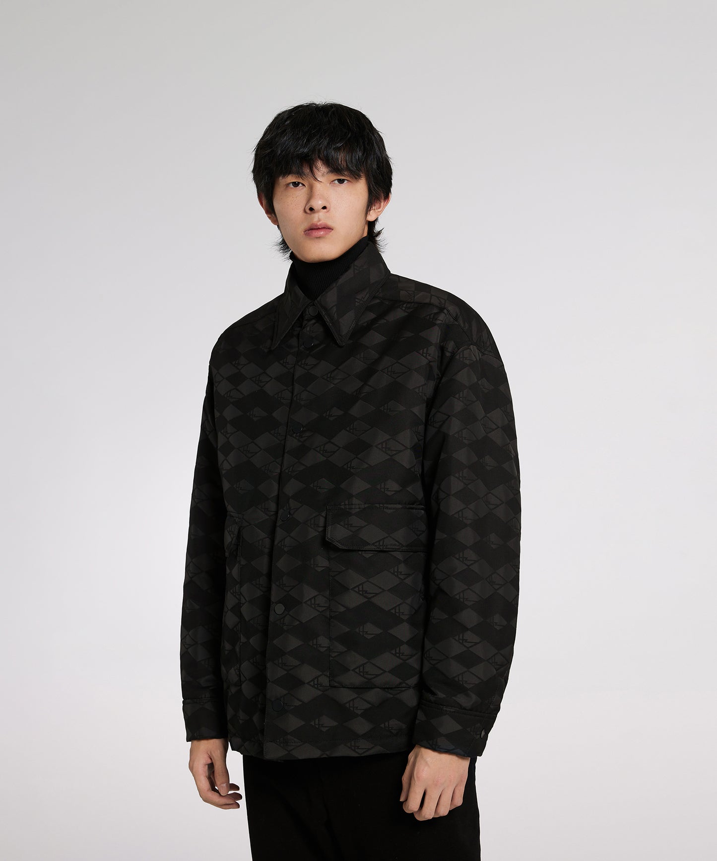 [CROQUIS]West Lake-Inspired Jacquard Down Jacket