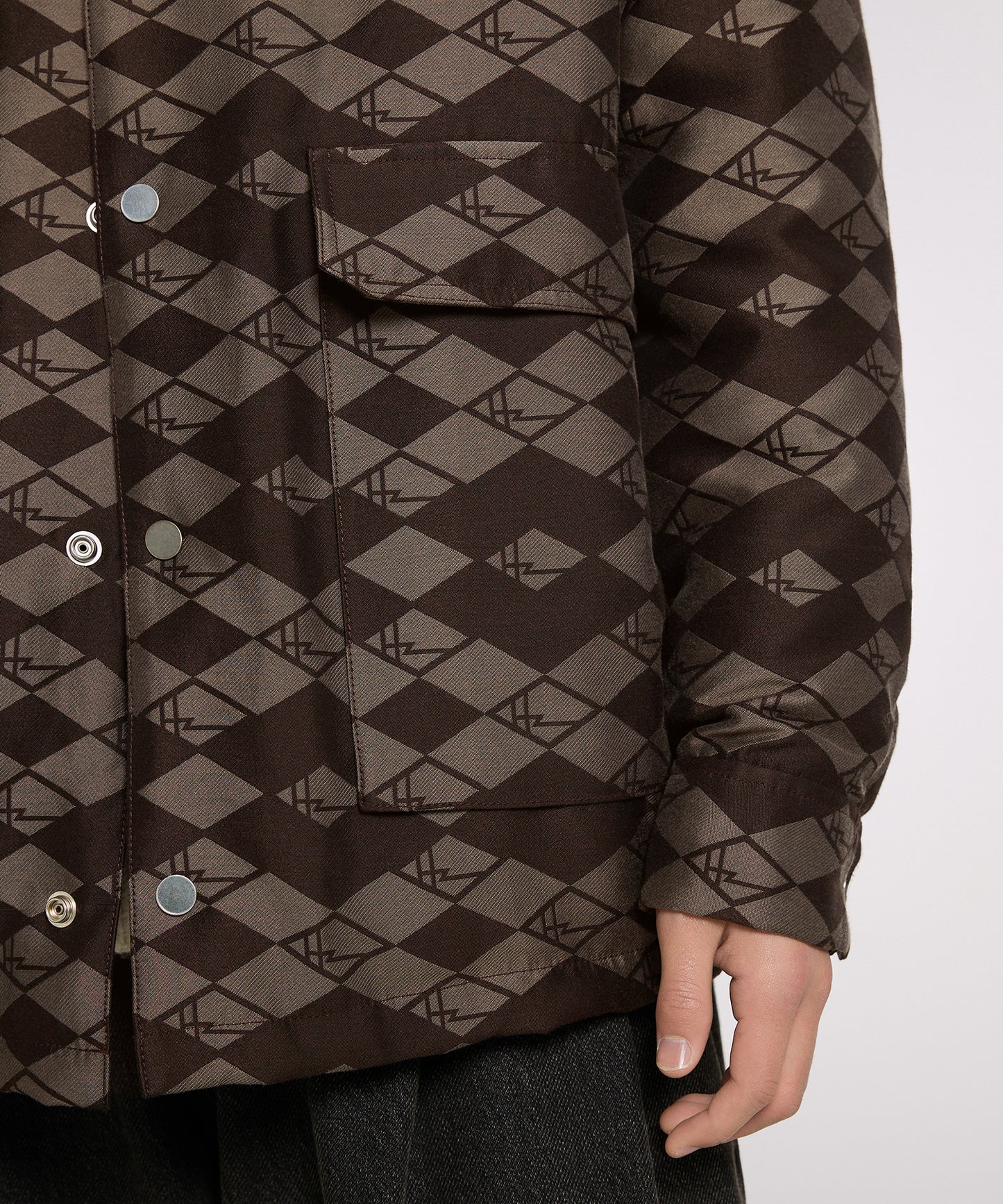 [CROQUIS]West Lake-Inspired Jacquard Down Jacket