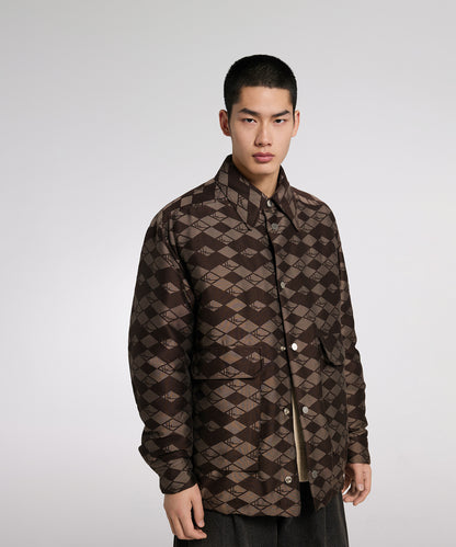 [CROQUIS]West Lake-Inspired Jacquard Down Jacket