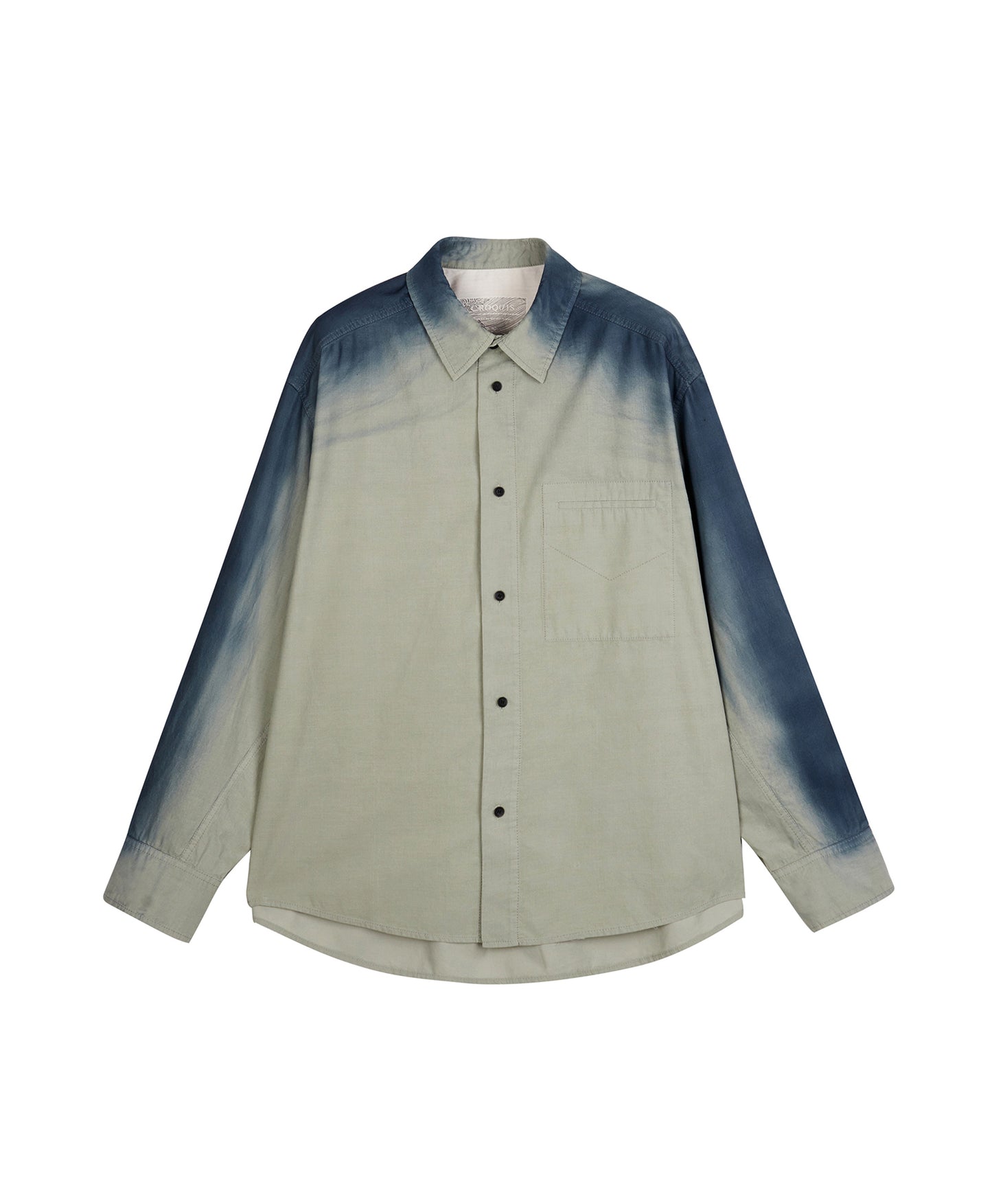 [CROQUIS]Spray-printed Fine Corduroy Shirt