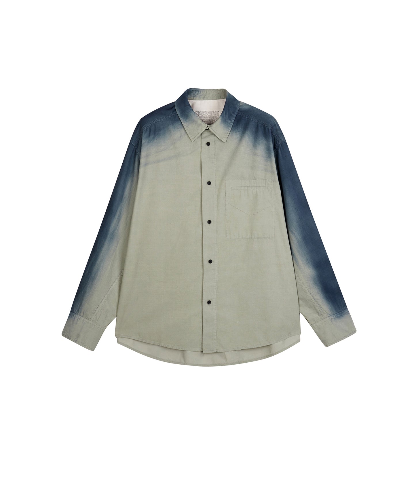 [CROQUIS]Spray-printed Fine Corduroy Shirt