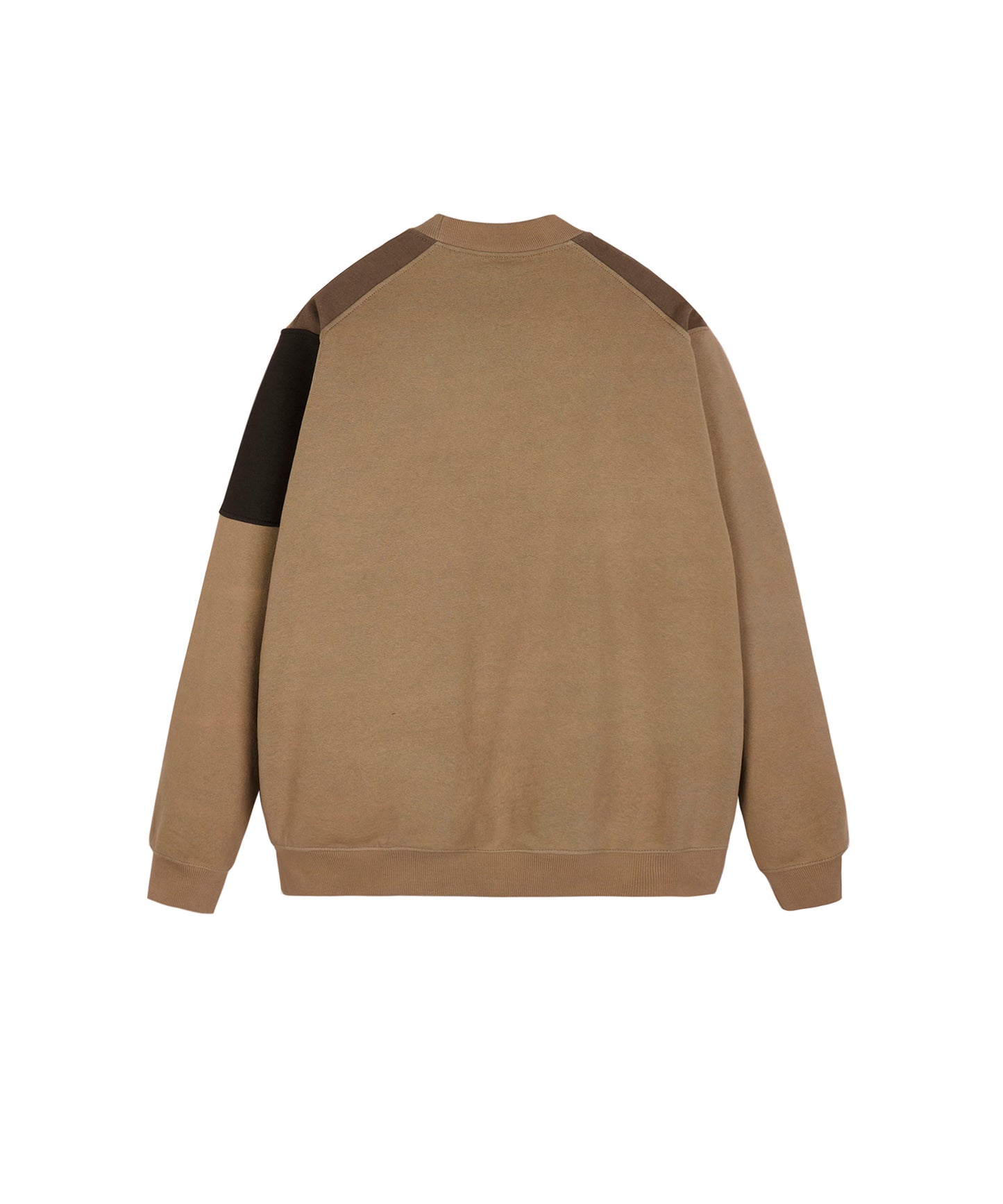 [CROQUIS]Color-block Warm Sweatshirt