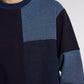 [CROQUIS]Color-block Warm Sweatshirt