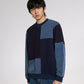 [CROQUIS]Color-block Warm Sweatshirt