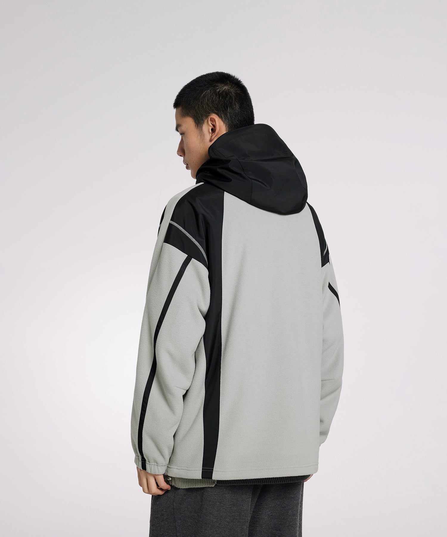 CROQUIS]Contrast Active Fleece Jacket – JNBY ONLINE STORE
