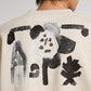 [CROQUIS]Whimsical Nature Print Sweatshirt