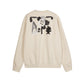 [CROQUIS]Whimsical Nature Print Sweatshirt