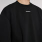 [CROQUIS]Curved Accent Logo Sweatshirt