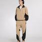 [CROQUIS]Color-block Zip-slit Jogger Pants