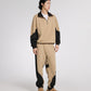 [CROQUIS]Color-block Zip-slit Jogger Pants