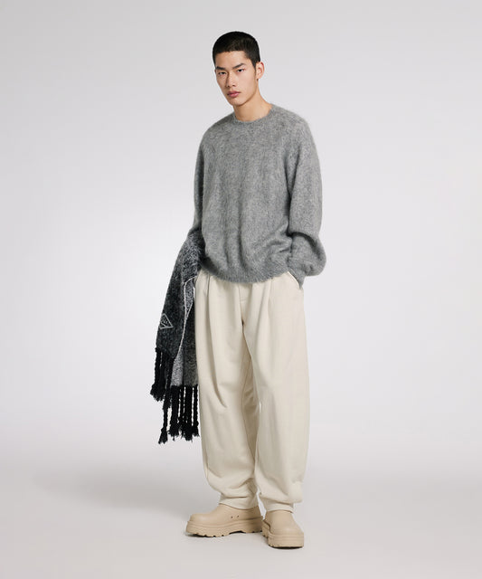 [CROQUIS]Relaxed-fit Tuck Sweatpants