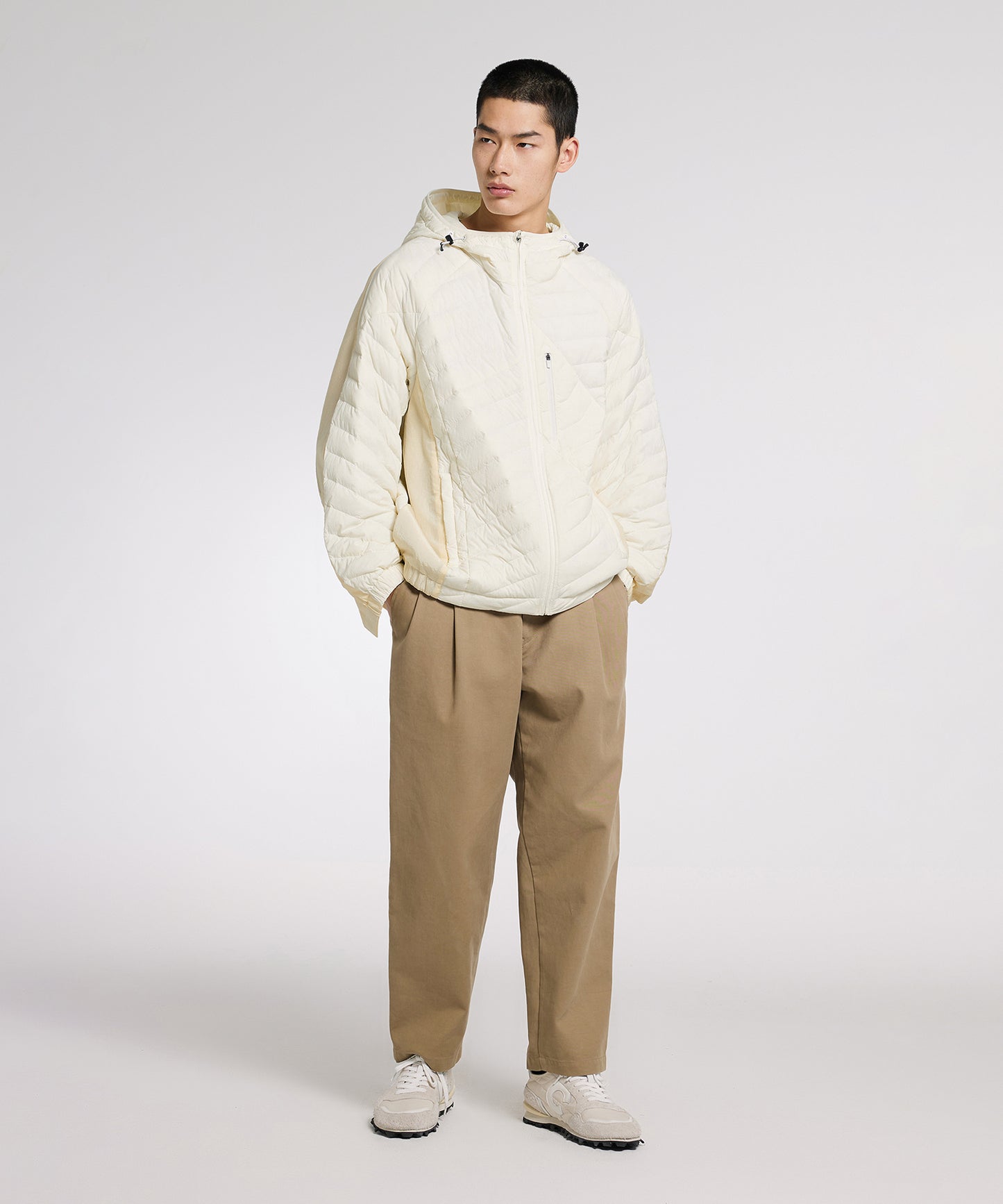 [CROQUIS]Essential Tuck Tapered Pants