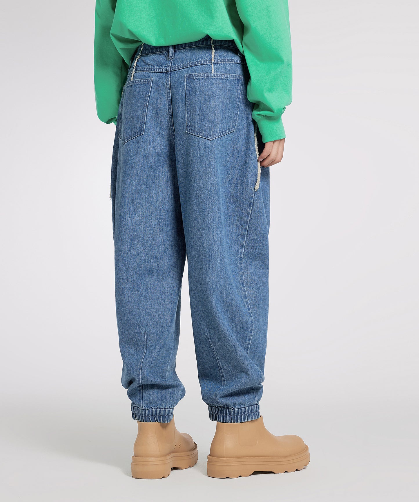 [CROQUIS]Cozy-fit Tapered Denim Pants