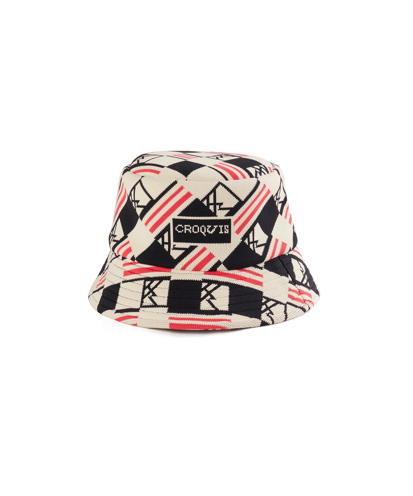 [CROQUIS]West Lake Logo-jacquard Bucket Hat