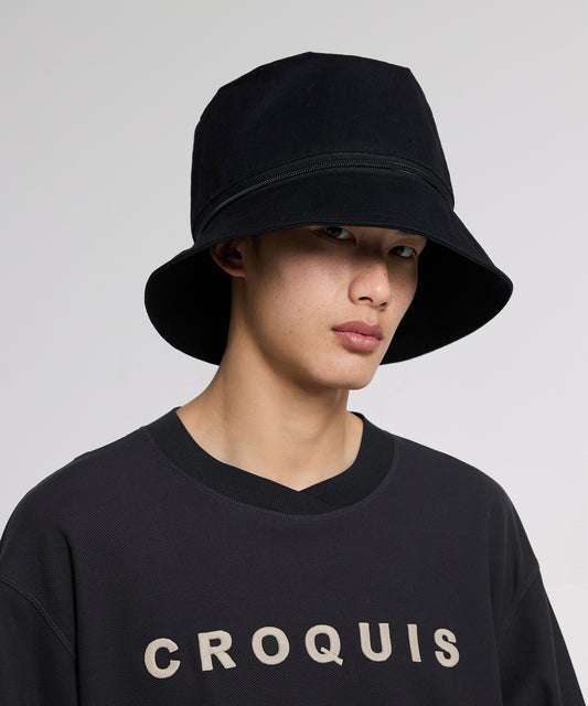 [CROQUIS]2-way Zip-off Crown Bucket Hat