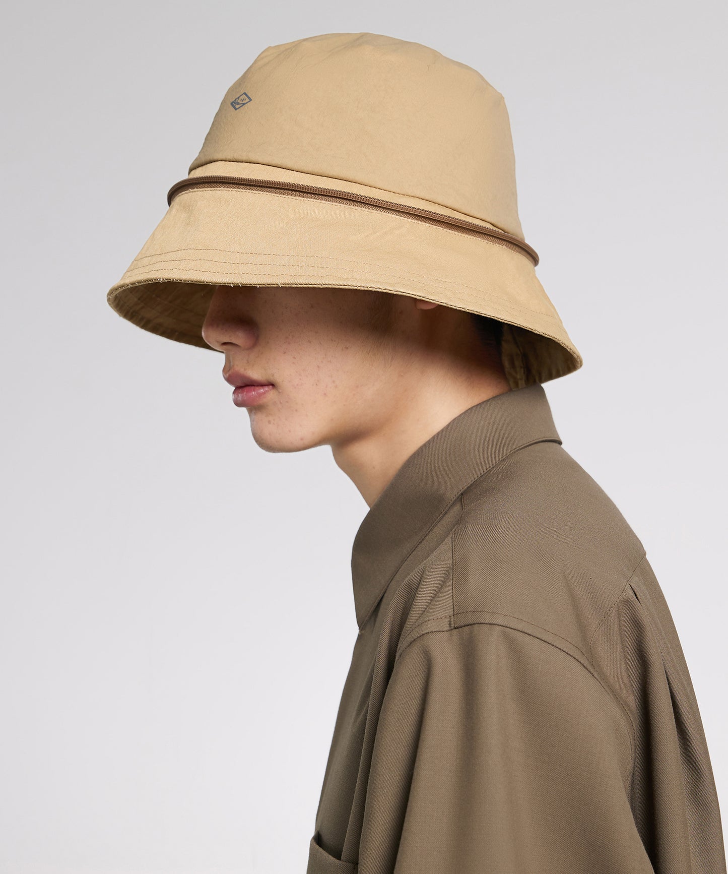 [CROQUIS]2-way Zip-off Crown Bucket Hat