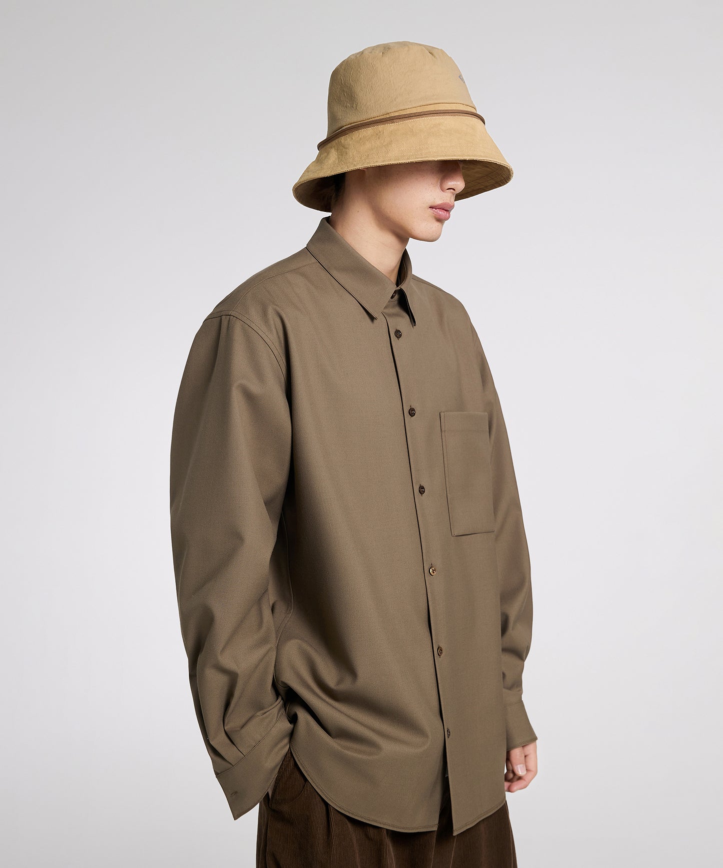 [CROQUIS]2-way Zip-off Crown Bucket Hat