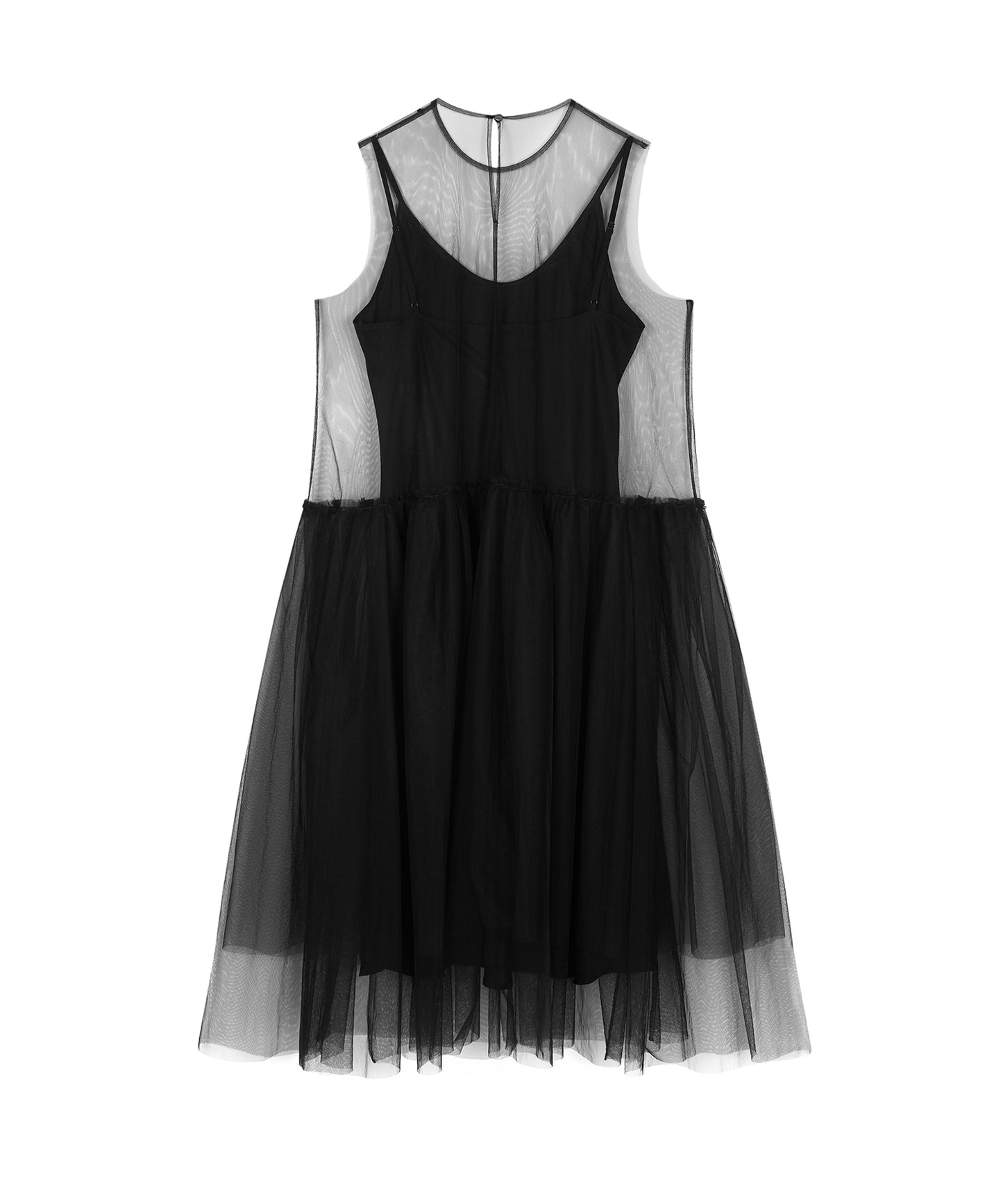 Ethereal Sheer Tulle Dress