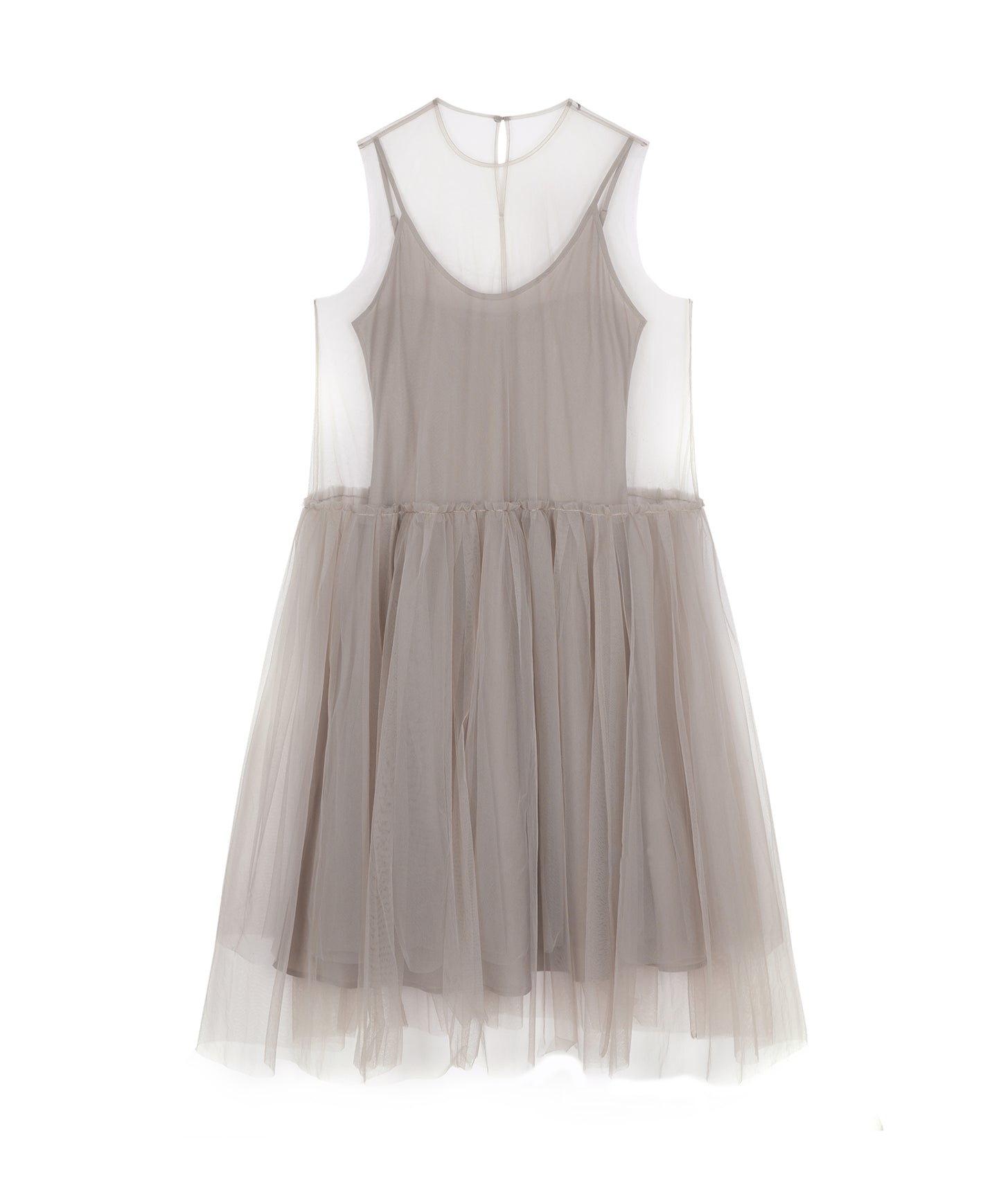 Ethereal Sheer Tulle Dress