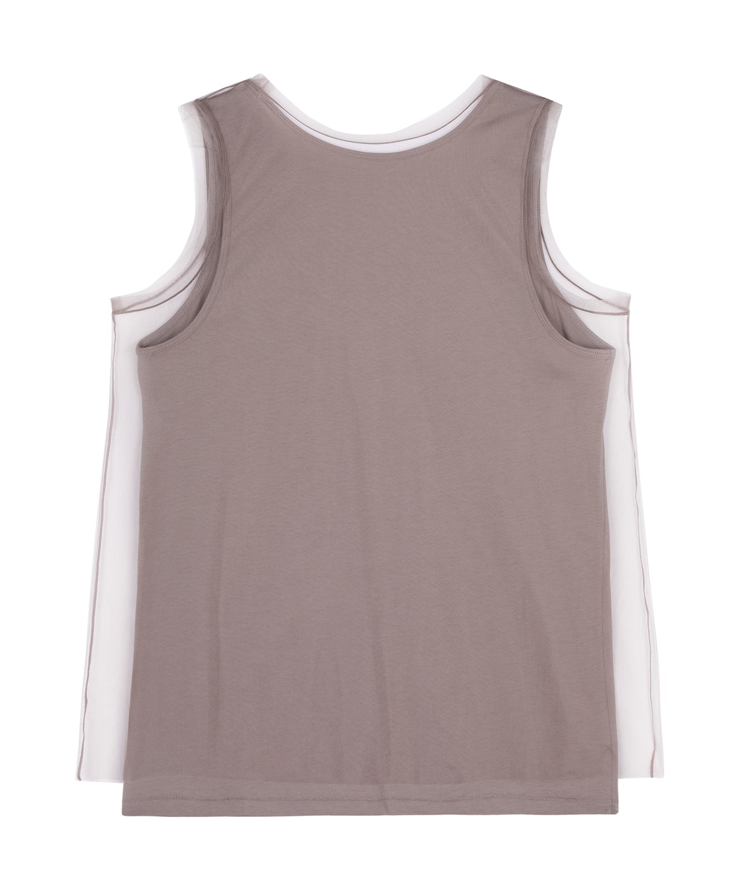 Light & Sheer Tulle Tank Top