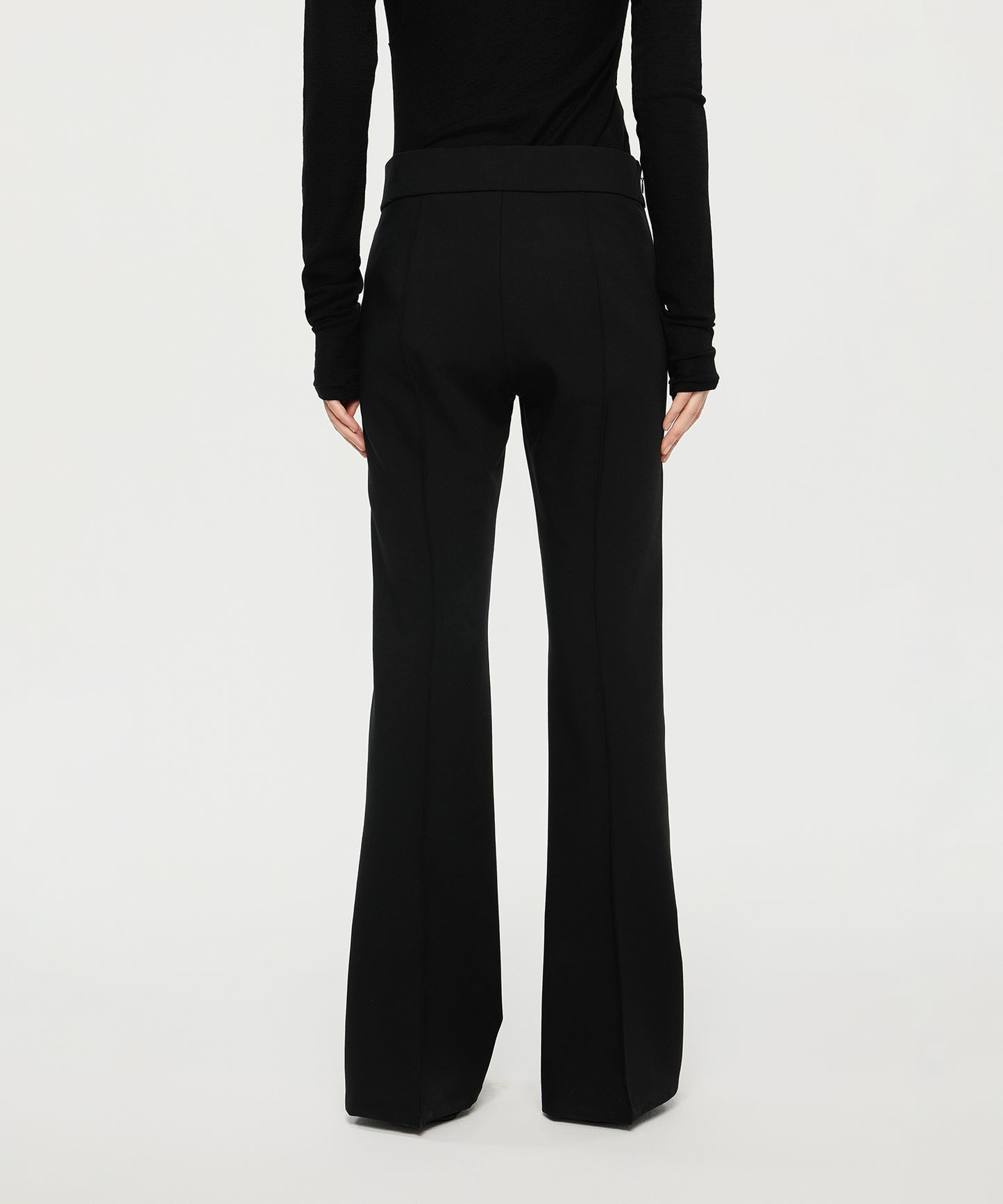 Elegance Dual-layer Flared Trousers