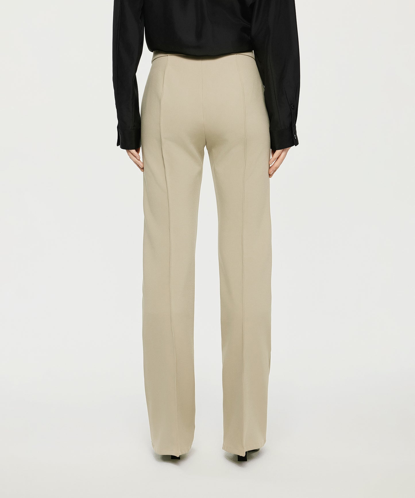 Elegance Dual-layer Flared Trousers