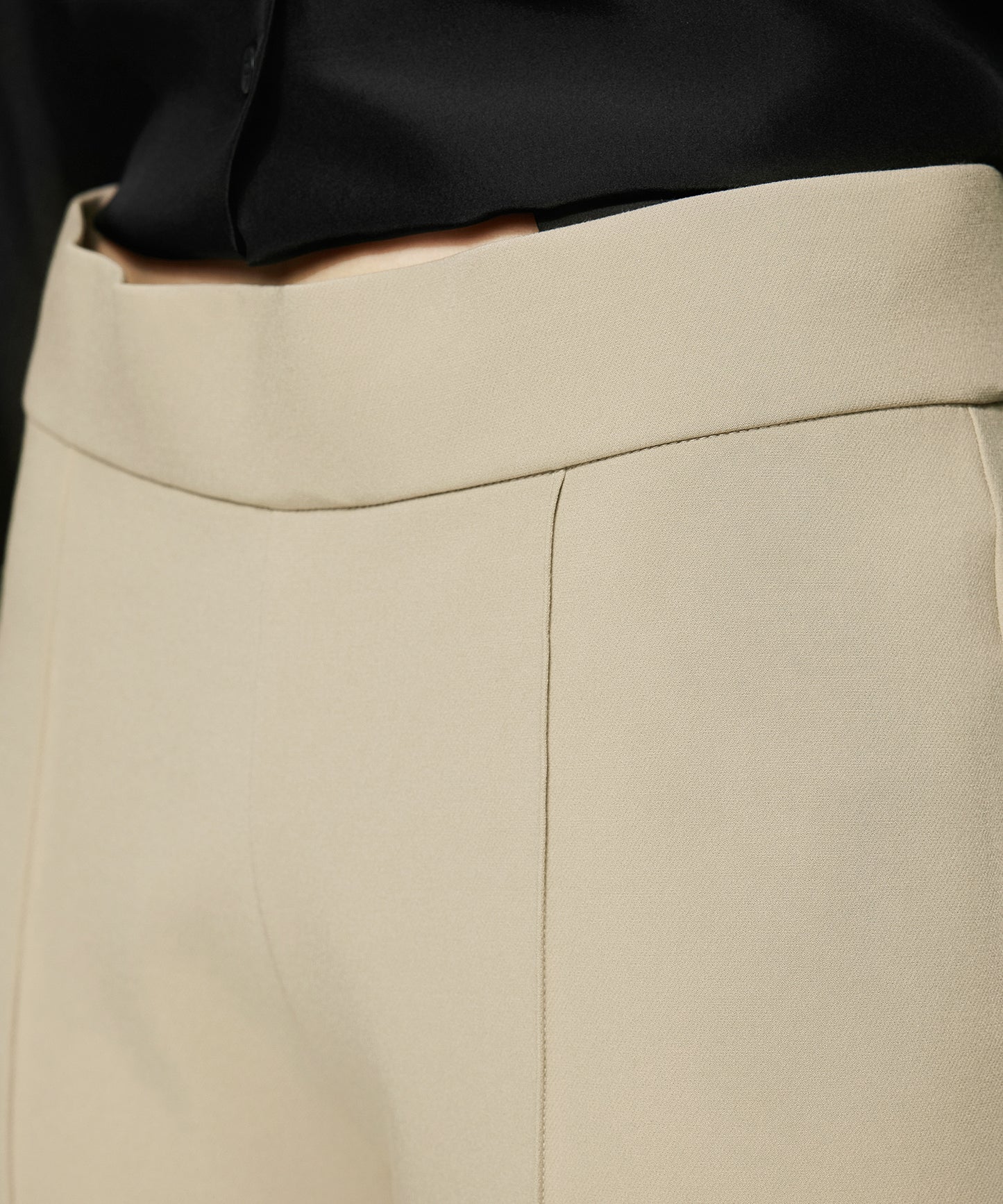 Elegance Dual-layer Flared Trousers