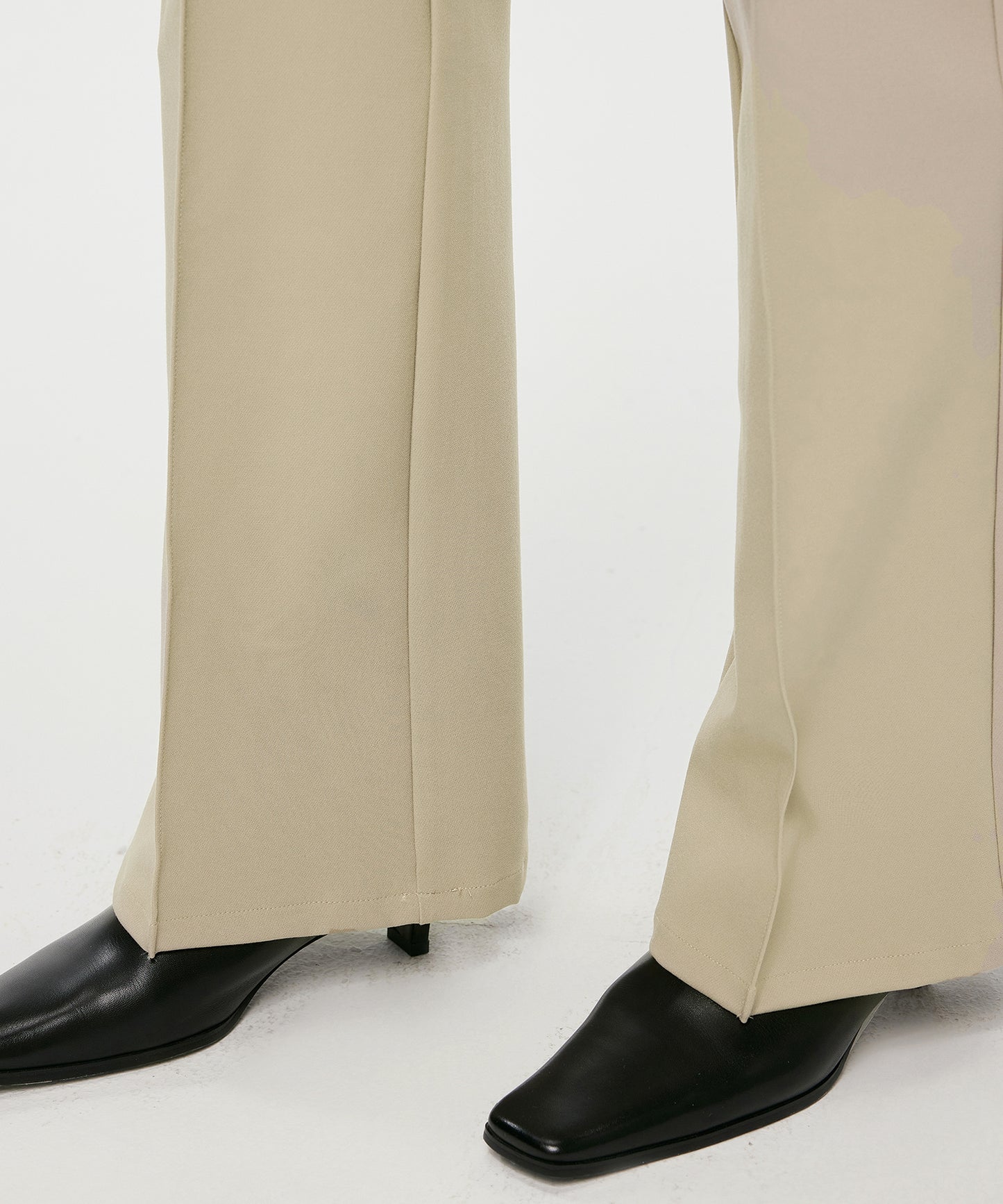 Elegance Dual-layer Flared Trousers