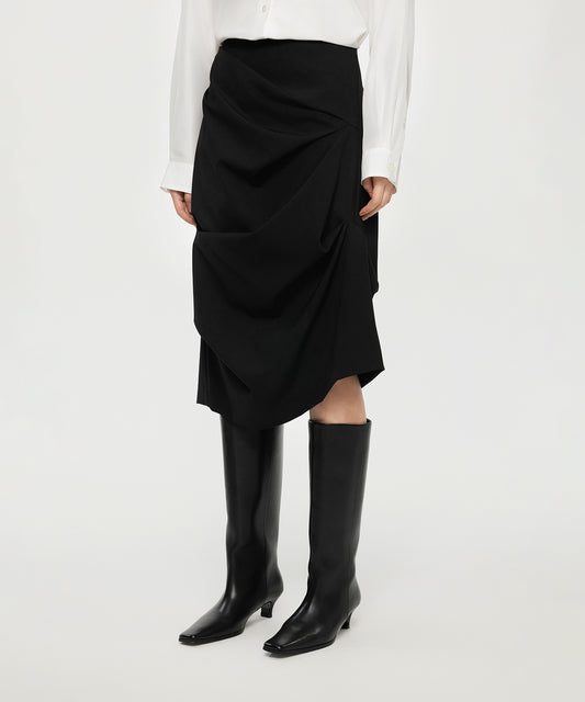 Contemporary Draped Skirt