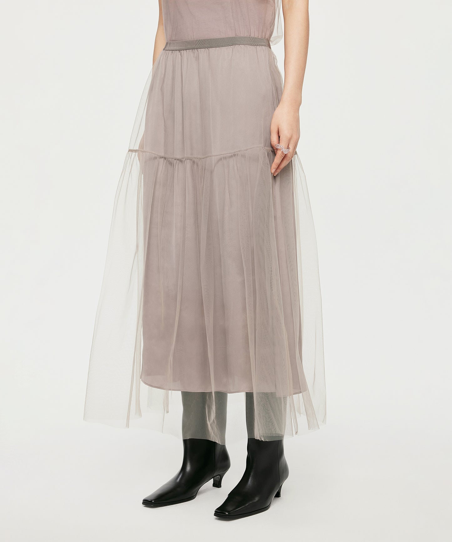 Light & Sheer Tulle Skirt