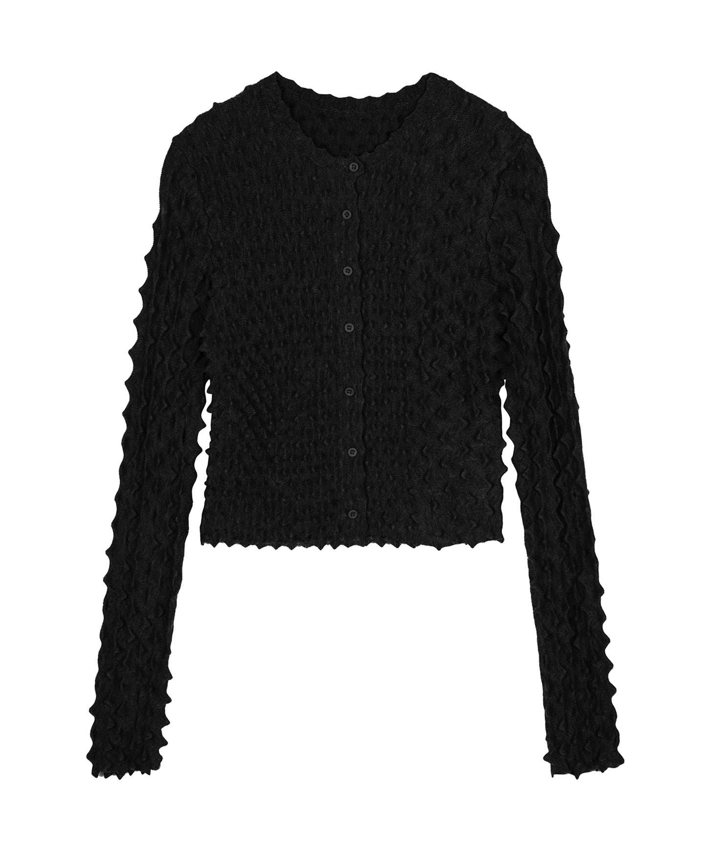 Three-dimensional Texture Cardigan