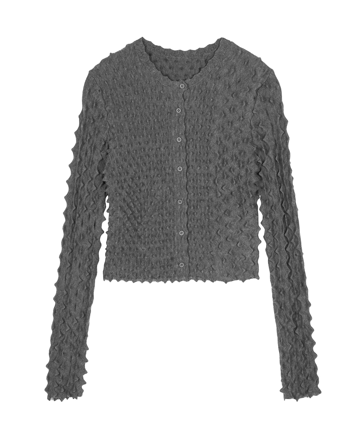 Three-dimensional Texture Cardigan