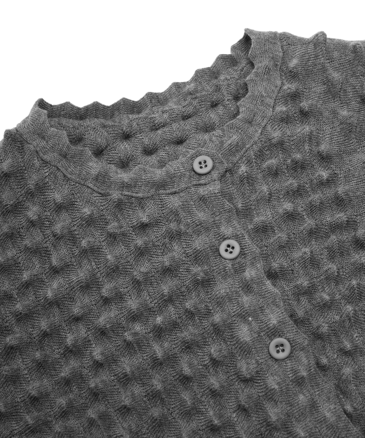 Three-dimensional Texture Cardigan