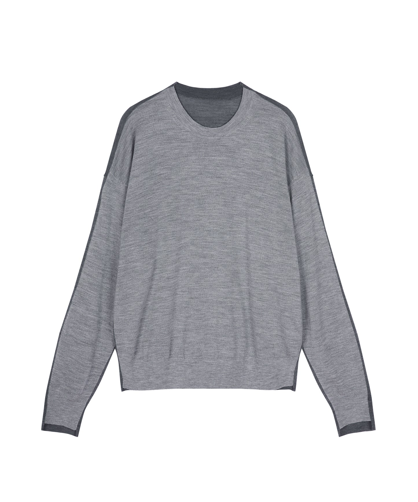 Two-Tone Merino Wool Sweater