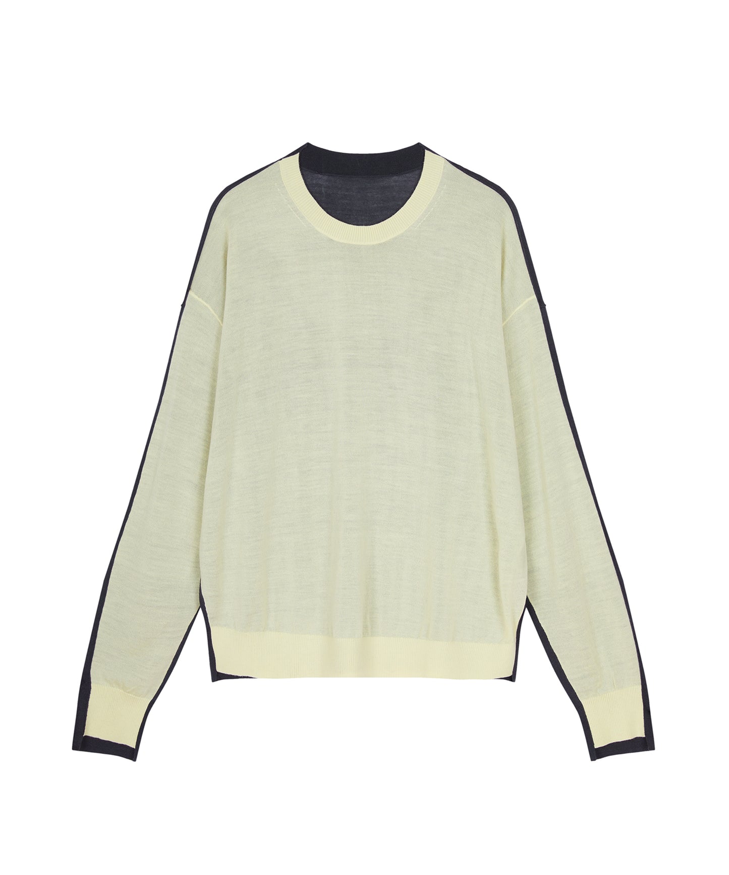 Two-Tone Merino Wool Sweater