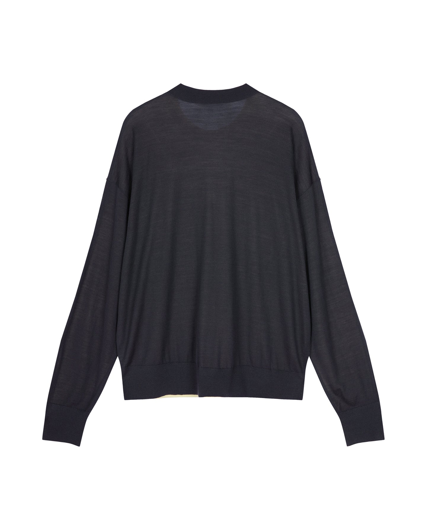 Two-Tone Merino Wool Sweater