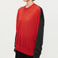 Two-Tone Merino Wool Sweater