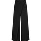 Mannish Wide-Leg Wrap Trousers