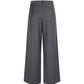 Mannish Wide-Leg Wrap Trousers