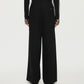 Mannish Wide-Leg Wrap Trousers