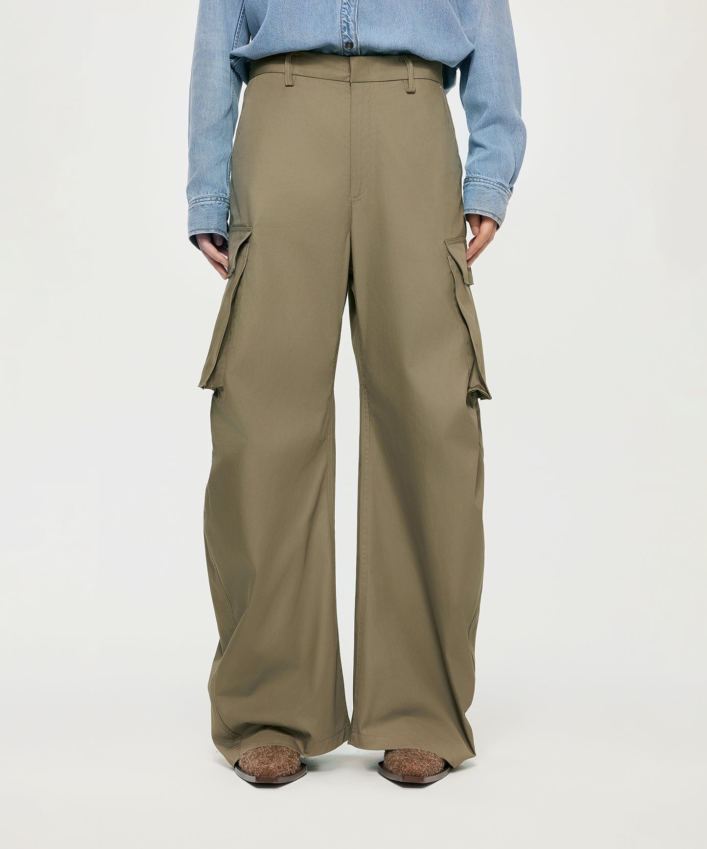 Oversized Work Pocket Banana Pants