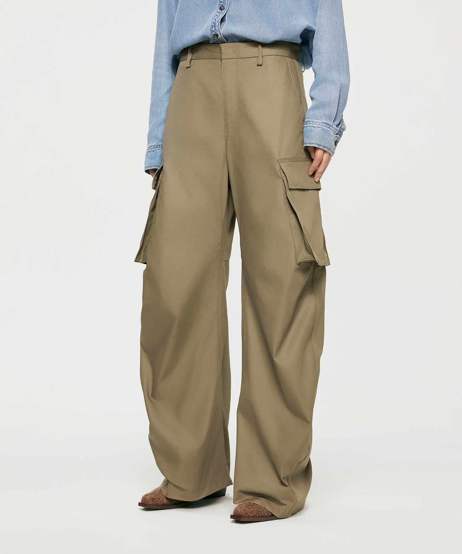 Oversized Work Pocket Banana Pants