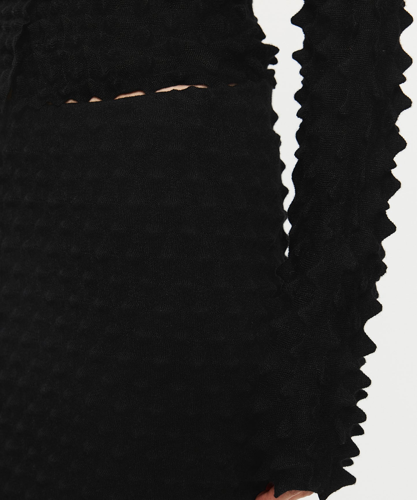 Unique Three-dimensional Knit Skirt