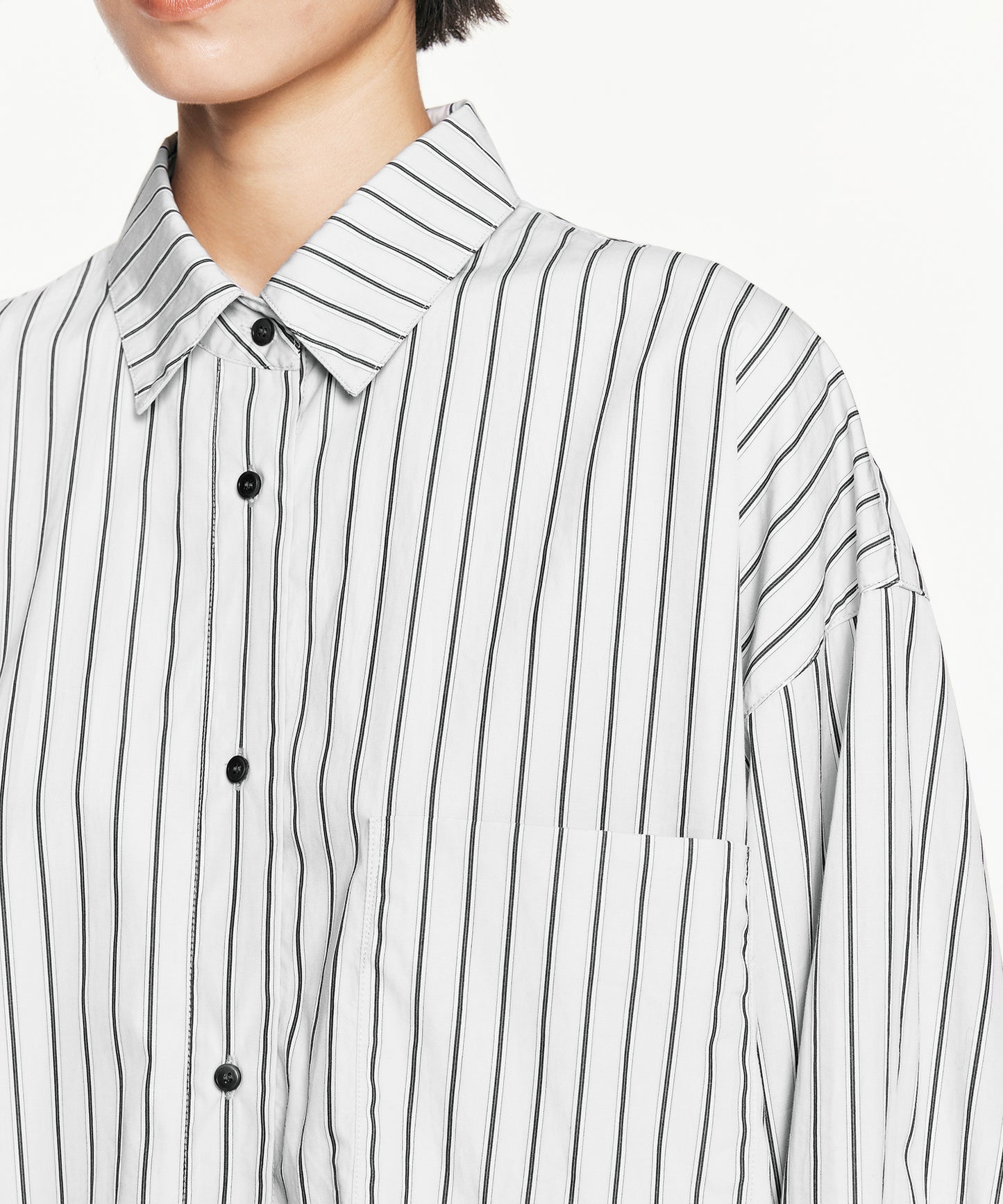 Luxury Oversized Striped Shirt