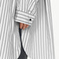 Luxury Oversized Striped Shirt