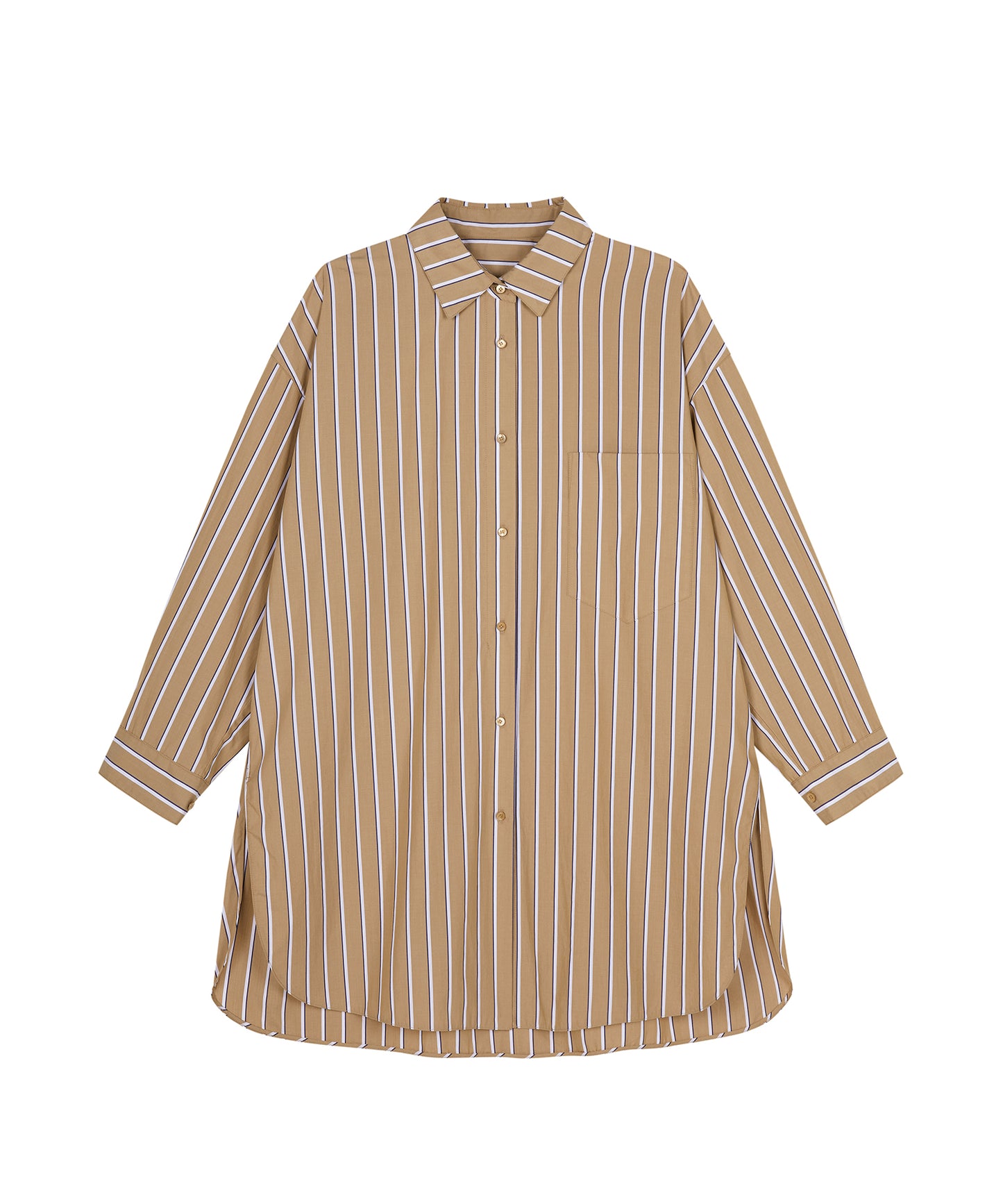 Luxury Oversized Striped Shirt