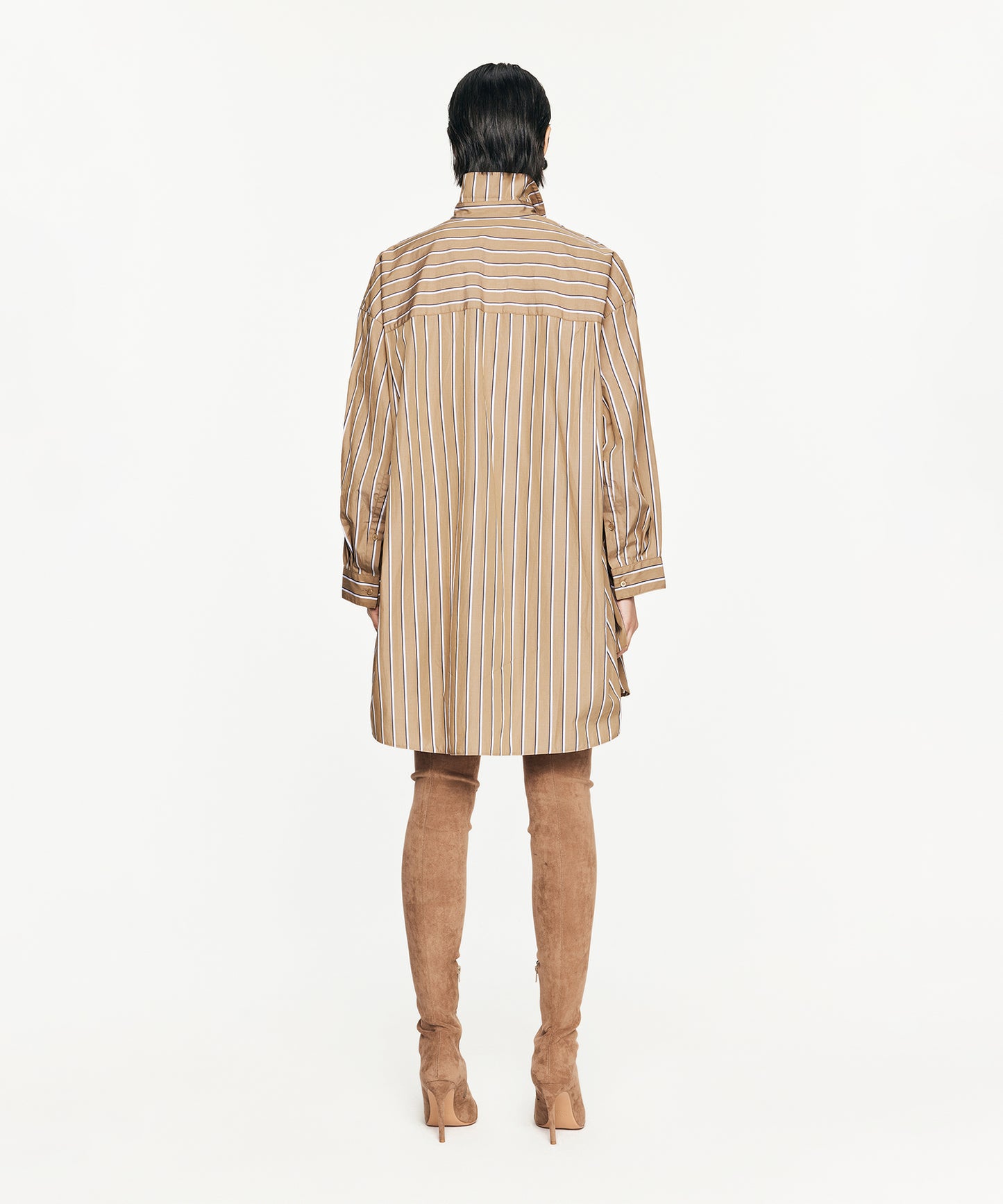 Luxury Oversized Striped Shirt