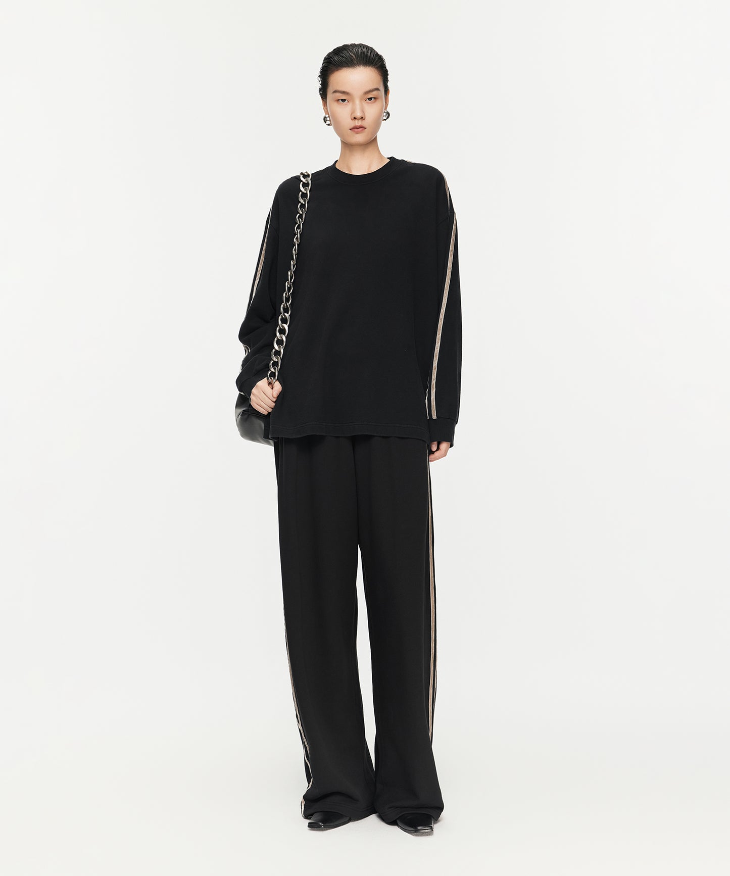 Velour Ribbon Sideline Track Pants